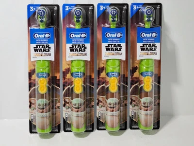 (4) Oral-B Kids Electric Toothbrush – Mandalorian Baby Yoda (Grogu) – Star Wars  - Image 1 of 4