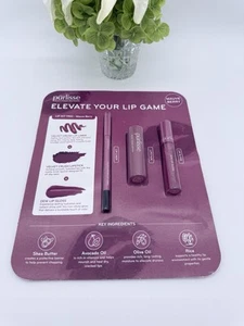 Purlisse Lip Kit Trio Mauve Berry - Picture 1 of 2