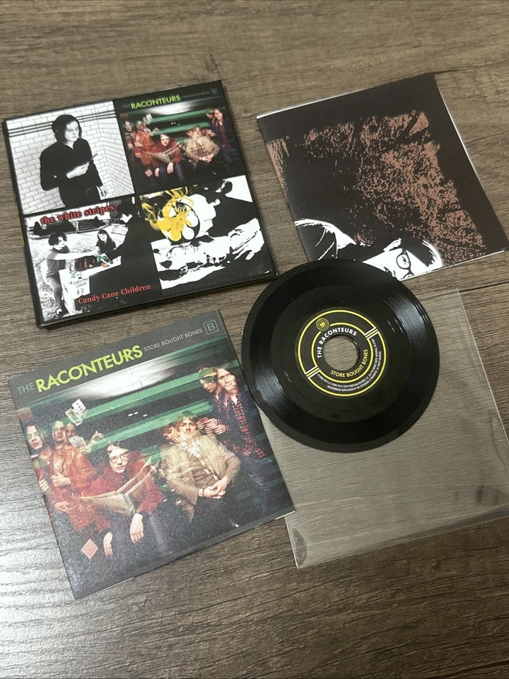 Third Man 3" Mini Record Raconteurs Store Bought Bones RSD Black First Release - Image 1 of 4