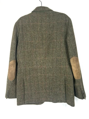 Chaqueta deportiva Yorkshire Moon Englan Tweed J Crew para hombre 40L parche en el codo Foto 1 de 4