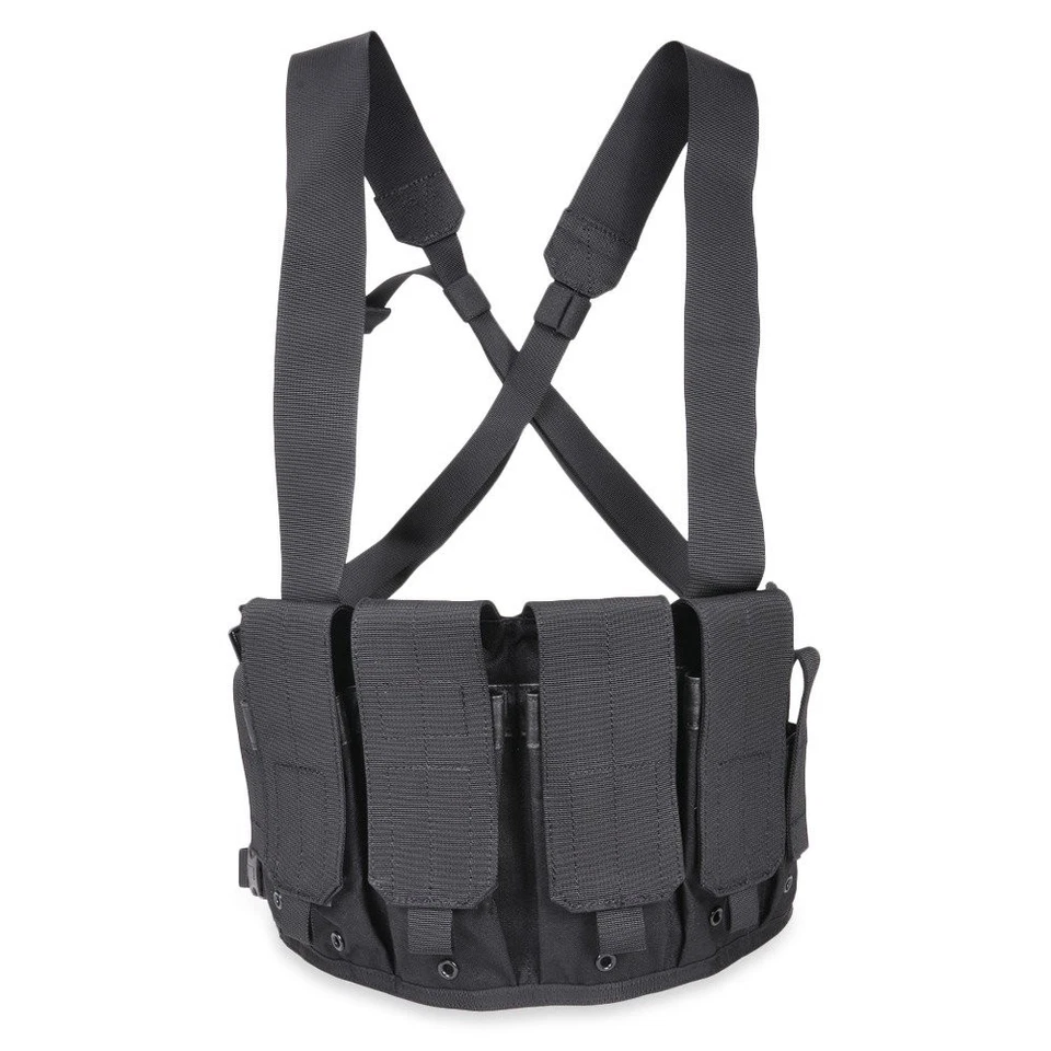 BLACKHAWK Black Chest Magazine Pouches – Tactical Mag Carrier Vest New - Image 1 of 1