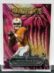 2024 WILD CARD ROOKIE 2/4 NICO IAMALEAVA HAUNTED HITS! MONSTER HUNT - Picture 1 of 2