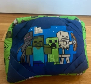 Minecraft iPad device tablet holder stuffed pillow lap stand soft with straps - Picture 1 of 3