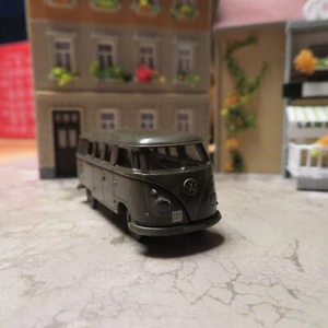 Brekina H0 1:87 VW T1 Kombi Bundeswehr Feldjäger oliv grün Nato Heer - Bild 1 von 6
