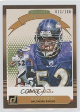2019 Panini Donruss All-Time Gridiron Kings Studio Series /100 Ray Lewis HOF