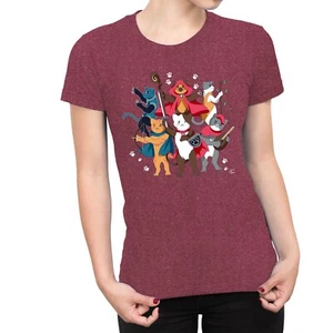 1Tee Damen Dungeons & Cats T-Shirt - Bild 1 von 25