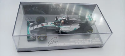 Minichamps 1/43 Mercedes W05 Abu Dhabi GP 2014  Lewis Hamilton World Champion - Bild 1 von 4