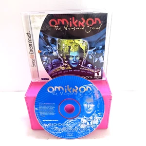 Omikron: The Nomad Soul (Sega Dreamcast, 2000) completo en caja original con reg. Tarjeta probada - Imagen 1 de 20