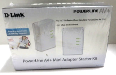 D-LINK DHP-309AV  Powerline AV+ Mini Adapter Starter Kit - Image 1 of 4