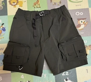 Nike ACG Cargo Belted Shorts Mens Sz Medium Sequoia Olive Green DH8347-355 NEW!! - Picture 1 of 10