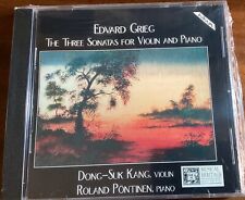 Edvard Grieg The Three Sonatas For Violin & Piano 1998 CD New Sealed $5.99