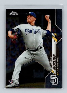 2020 Topps Chrome  Adrian Morejon Rookie #86 San Diego Padres Baseball Card
