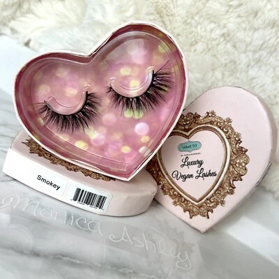 Velvet 59 Luxury Vegan Black Faux Lashes Strip Set, Volume Eyelashes, New Box - Image 1 of 4