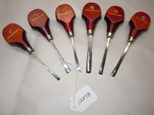 Juego de (6) herramientas para tallar madera para carpinteros WOODCRAFT - Imagen 1 de 3