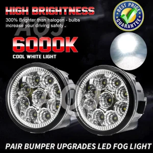 For Infinti G37 2010-2013 Clear Lens Pair Bumper Upgrade Fog Lights Front Lamps - Foto 1 di 12