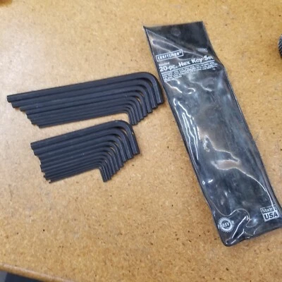  Craftsman Tools USA 46696 20pc SAE Hex Allen Key Set in Pouch - Image 1 of 4