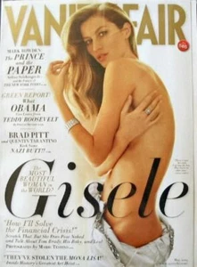 Vanity Fair Magazine May 2009 Gisele Bundchen New Sealed - Imagen 1 de 1