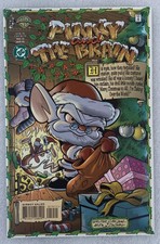 Pinky and The Brain Vol1 #19 DC Comics WB 1998 VFChristmas Cover