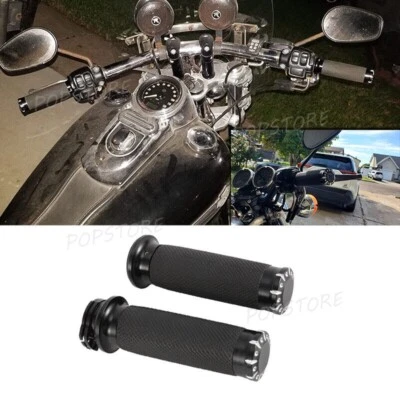 1'' Handlebar Hand Grips for Kawasaki Vulcan VN 1500 1600 1700 Mean Streak - Image 1 of 4