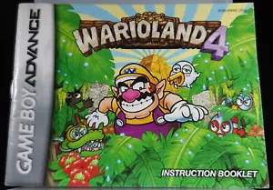 Wario Land 4 | Gameboy Advance | GBA | Manual | Authentic | Original - Picture 1 of 11