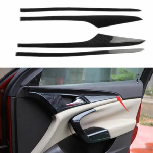 Apto para Buick Regal 2009-2016 tablero de fibra de carbono + borde de cubierta del panel de la puerta interior - Imagen 1 de 7