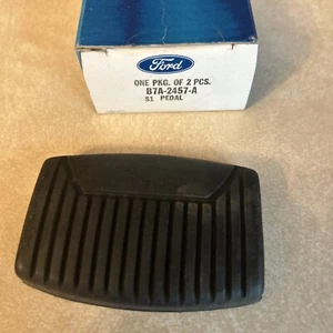 NOS FORD BRAKE CLUTCH PEDAL PAD (1) #B7A-2457-A FAIRLANE TRUCK MERCURY 1957-1978 - Picture 1 of 8