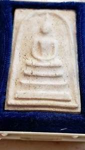 THAILAND BUDDHIST AMULET IN TEMPLE BOX - Picture 1 of 4