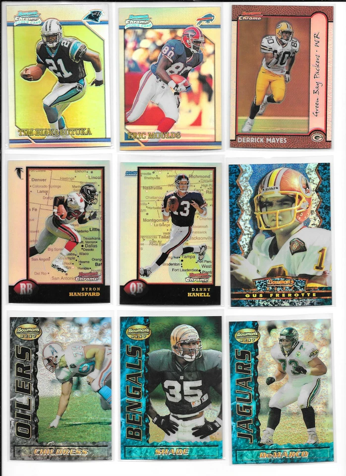 Bowman Football Refractors & Atomic Refractor Parallels - You Pick, Choose - Image 1 of 1