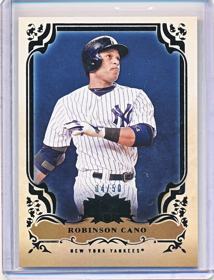 ROBINSON CANO 2013 TOPPS TRIPLE THREADS #66 ONYX BLACK PARALLEL #'D 04/50 - Image 1 of 1