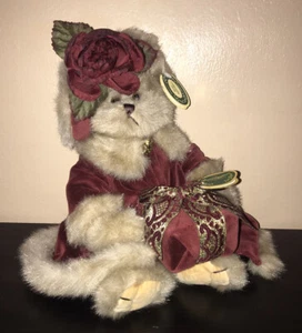 Bearington Collection Virginia Oso de Navidad con Regalo #1072 Retirado 15" - Imagen 1 de 12
