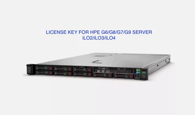 iLO 512485-B21 HP HPE 2/3/4 Advanced Lifetime License key fast shipping - Image 1 of 3