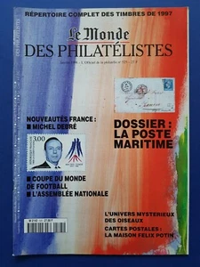 LE MONDE DES PHILATELISTES / Janvier 1998 Numéro 525 / Revue Magazine Timbres - Picture 1 of 2