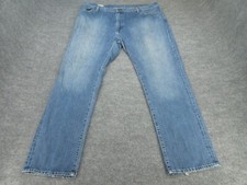 Polo Ralph Lauren Pants Mens 44B Blue Denim Jeans Outdoors Casual Adult 44x34