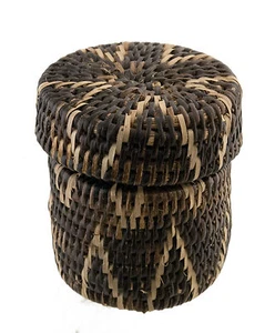 Korbware Dose Schmuck Basteln Handgefertigt Der Philippines -3907 - Picture 1 of 1