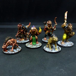 Gnoll Pack Animal People MEHRFACH Miniaturen 28 mm 32 mm Hyänen Fantasie D&D - Bild 1 von 11
