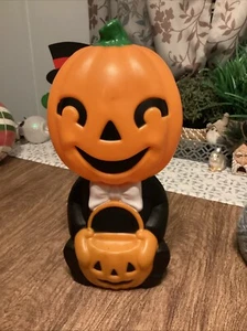 Hyde & Eek Halloween Pumpkin Man Blow Mold Target Battery Operated Working - Picture 1 of 3