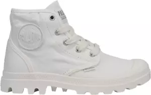 Palladium Pampa Hi Sneaker Boots / Schuhe - NEU Damen 8,5 weiß - #47101-CL1 - Bild 1 von 5