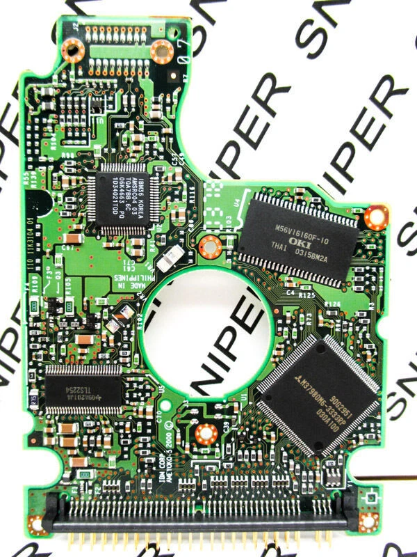 PCB - IBM Travelstar 30GB DJSA-230 IDE 07N5140 Laptop F80432 Hard Drive Board - Image 1 of 1