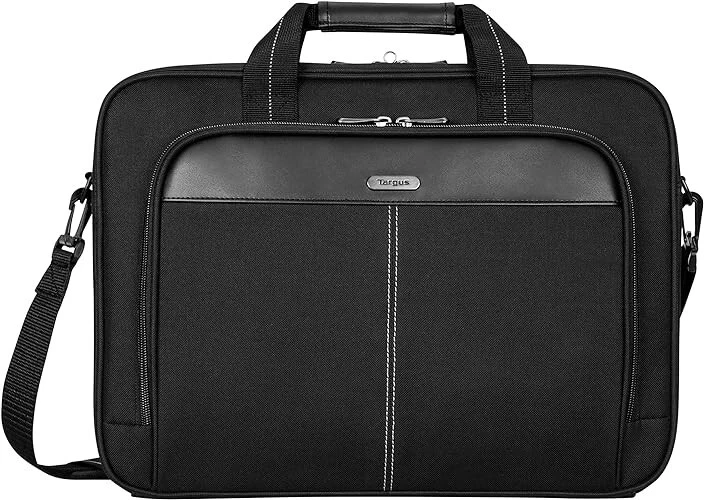 Targus Black 15 - 16" Laptop Computer Bag Classic Man Bag Expandable Unisex