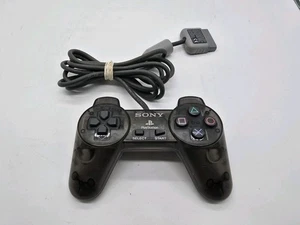 Sony PlayStation 1 PS1 Controller Gamepad Smoke Transparent Clear SCPH-1080 - Picture 1 of 6