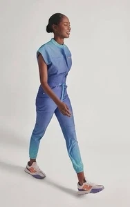 Figs Rafaela Blue Ombre FreeX Scrub Jumpsuit One Piece Womens XL Rare Sold Out! - Picture 1 of 20