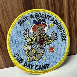 Cub Scouts Patch 2001 "A Scout Adventure" Day Camp Space Thema BSA - Bild 1 von 2