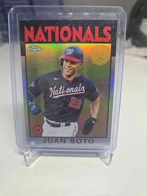 2021 Topps Chrome - 1986 Topps Baseball Juan Soto #86BC-4 - Image 1 of 2