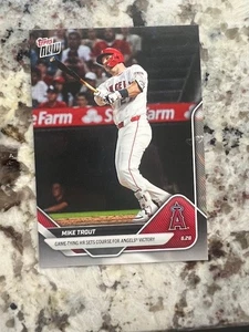 2025 TOPPS NOW CARD ANGELS MIKE TROUT #361 GAME TYING HOME RUN SETS RECORD - Picture 1 of 1