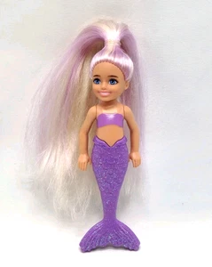 2021 Barbie Chelsea Colour (Color) Reveal Purple Mermaid Doll (Mattel HCC75) - Picture 1 of 5