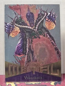 Fleer Marvel 1995 Metal Silver Flasher #62 Vengeance - Imagen 1 de 2