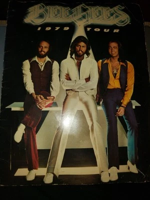 BEEGEES 1979 TOUR PROGRAM with Poster Inside No Torn Pages Signs Of Age - Image 1 of 4