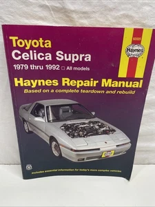 Haynes Toyota Celica Supra 1979 Thru 1992 Repair Manual 92025 - Bild 1 von 2