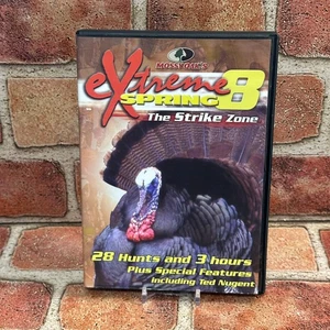 Mossy Oak's Extreme Spring 8 The Strike Zone DVD Used 28 Hunts Ted Nugent - Picture 1 of 4