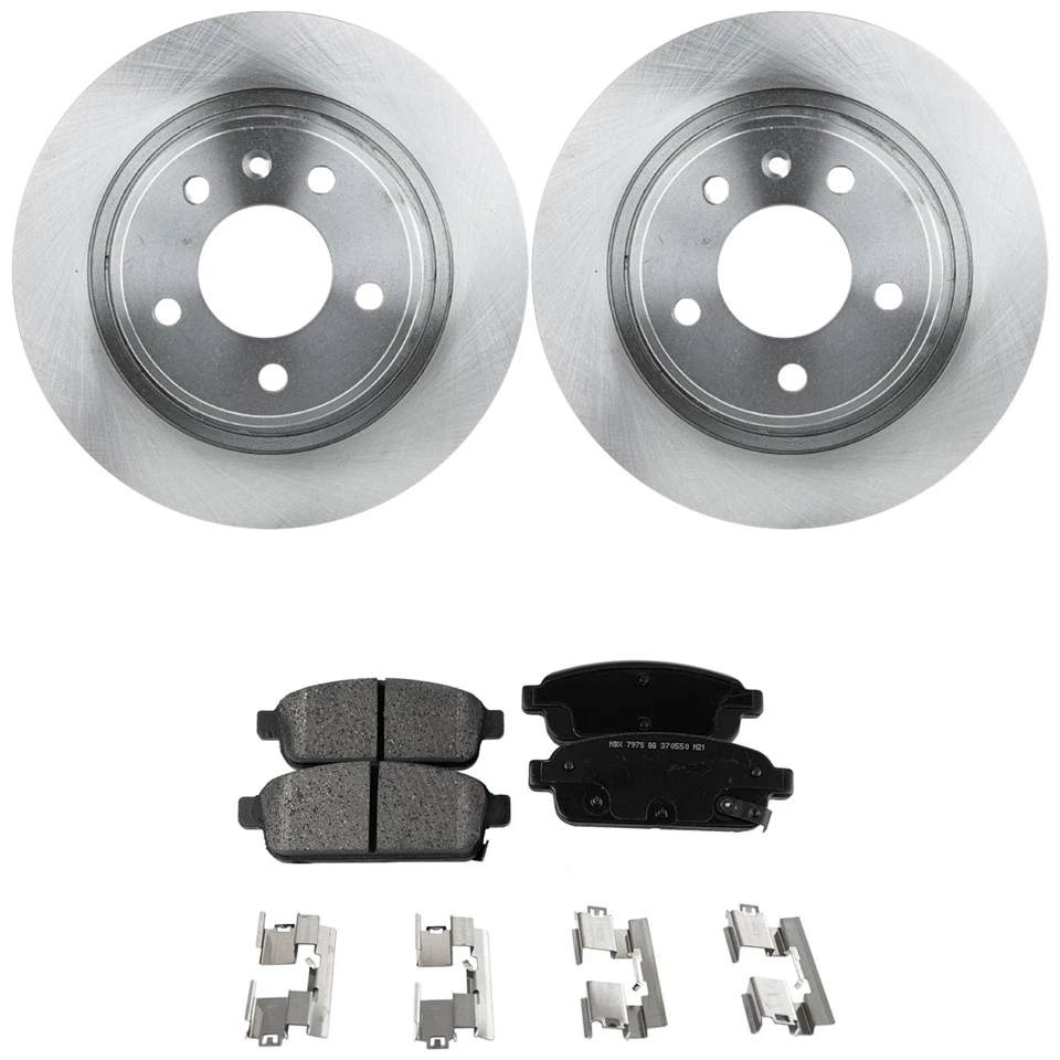 Комплект задних тормозных дисков и колодок для Chevy Buick Cascada Verano Cadillac ELR - Изображение 1 из 4